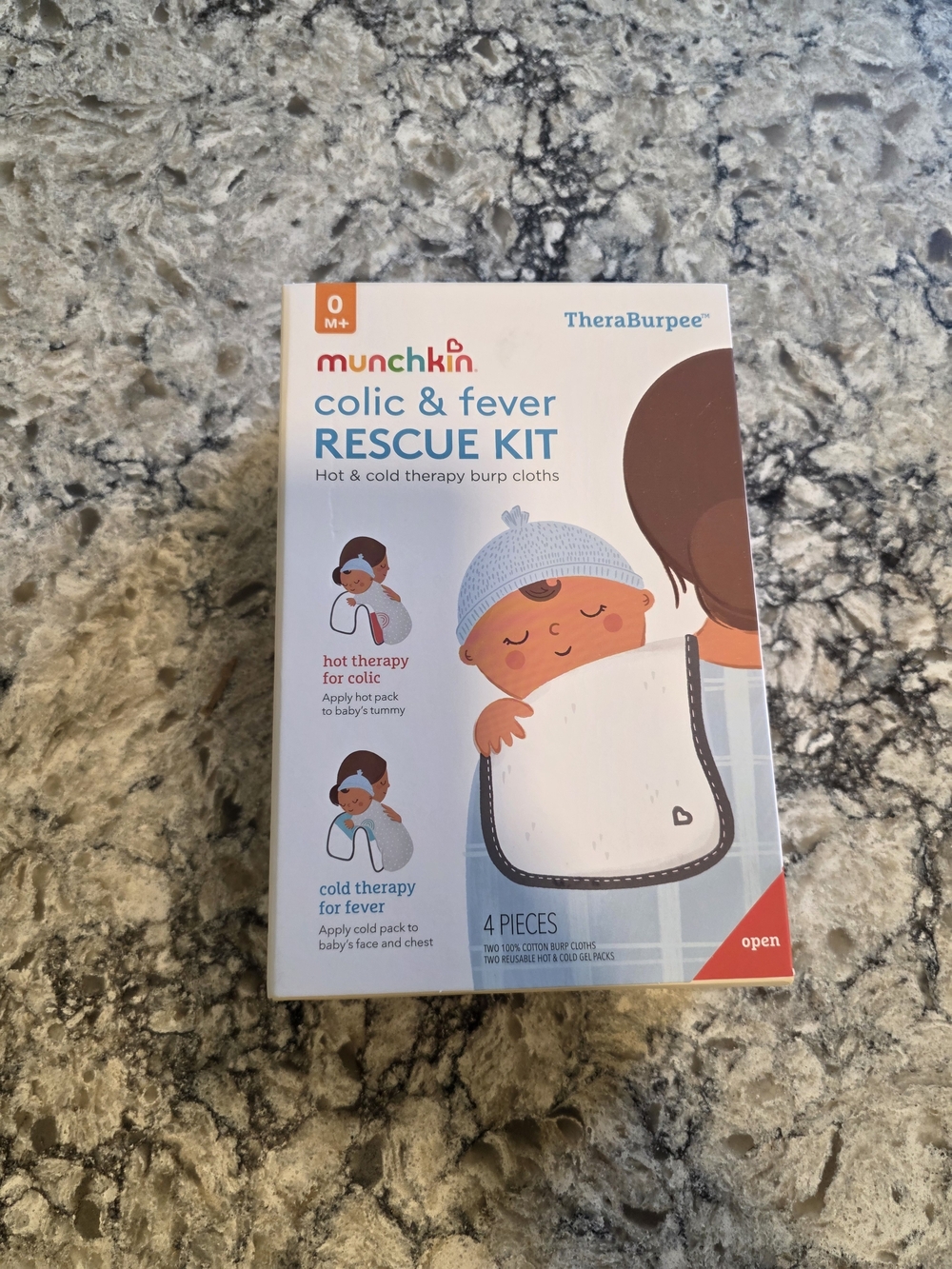 Munchkin Colic & Fever Rescue Kit - White and Light Blue